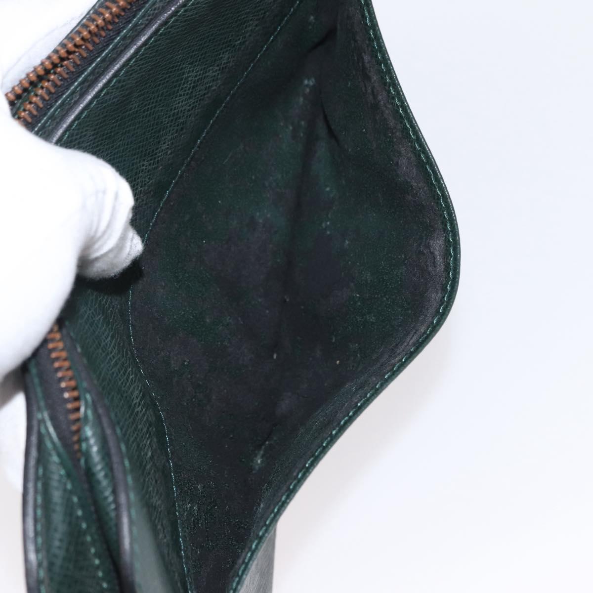 LOUIS VUITTON Taiga Baikal Clutch Bag Epicea M30184 LV Auth ka1986