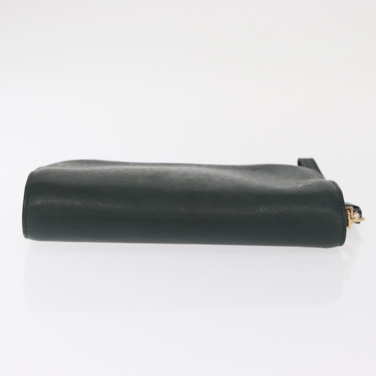 LOUIS VUITTON Taiga Baikal Clutch Bag Epicea M30184 LV Auth ka1986