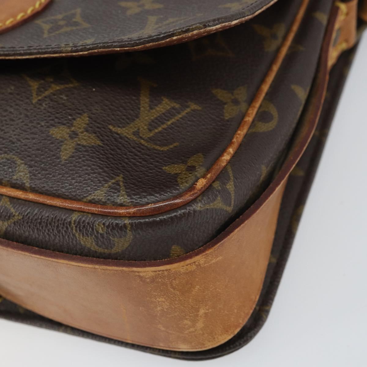 LOUIS VUITTON Monogram Cartouchiere MM Shoulder Bag M51253 LV Auth ka1989