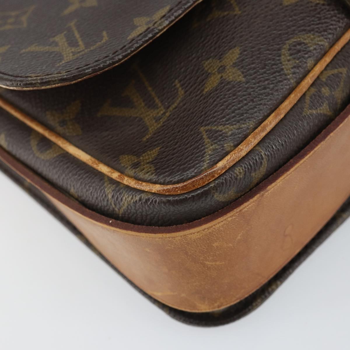 LOUIS VUITTON Monogram Cartouchiere MM Shoulder Bag M51253 LV Auth ka1989