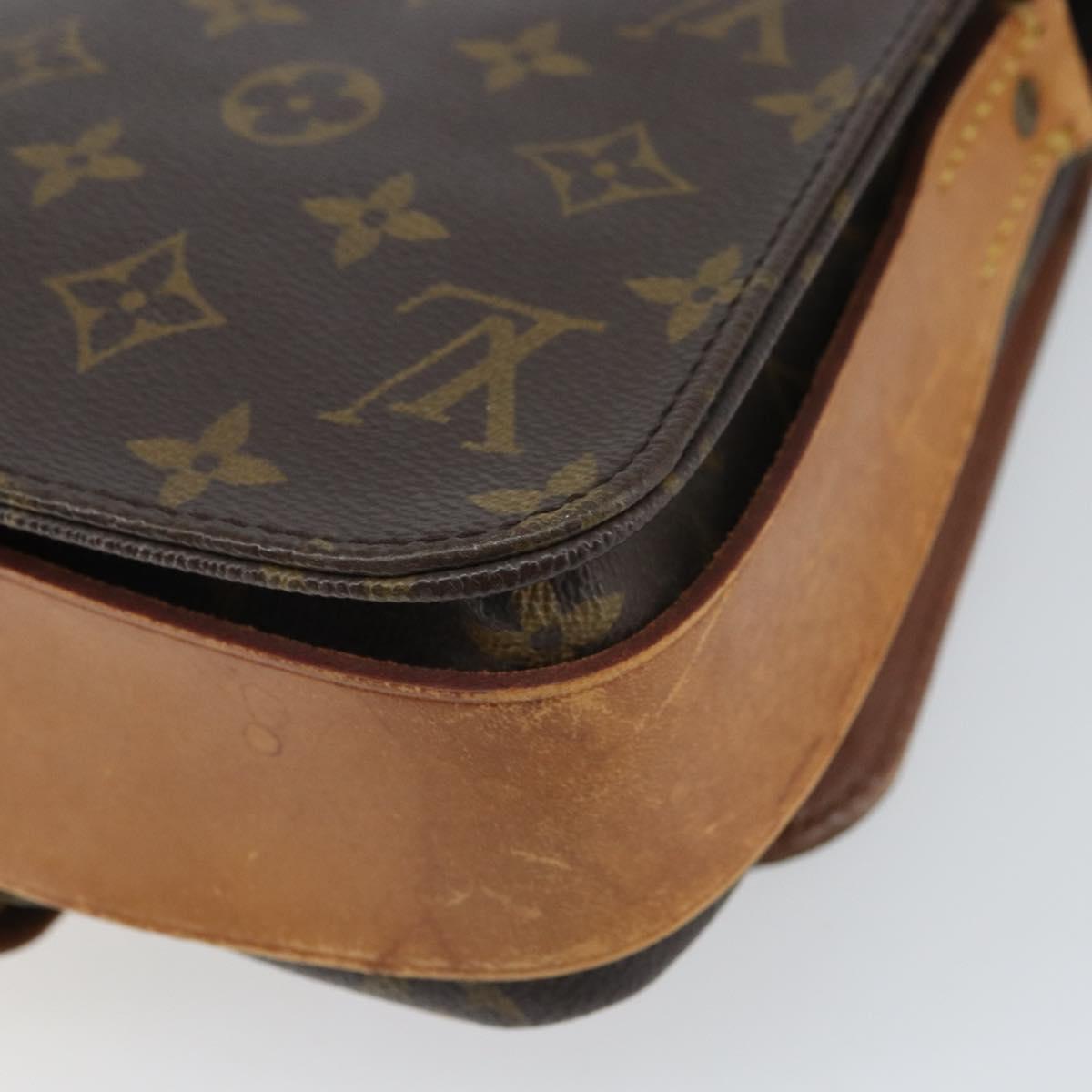 LOUIS VUITTON Monogram Cartouchiere MM Shoulder Bag M51253 LV Auth ka1989