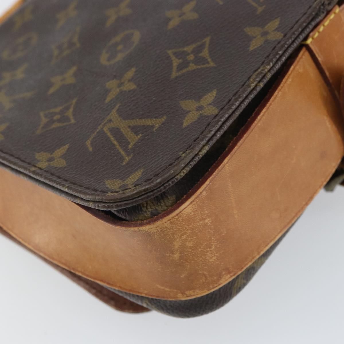 LOUIS VUITTON Monogram Cartouchiere MM Shoulder Bag M51253 LV Auth ka1989
