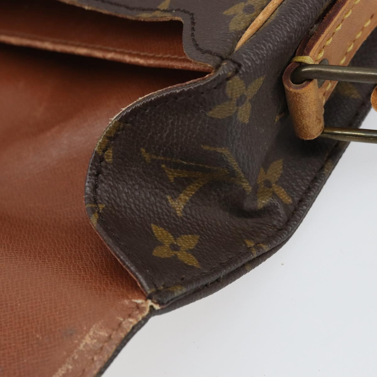 LOUIS VUITTON Monogram Cartouchiere MM Shoulder Bag M51253 LV Auth ka1989