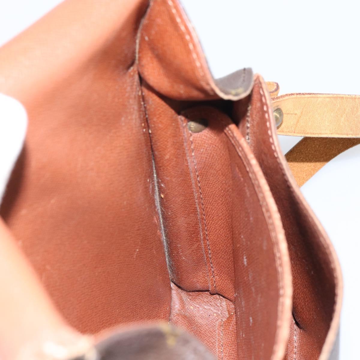 LOUIS VUITTON Monogram Cartouchiere MM Shoulder Bag M51253 LV Auth ka1989