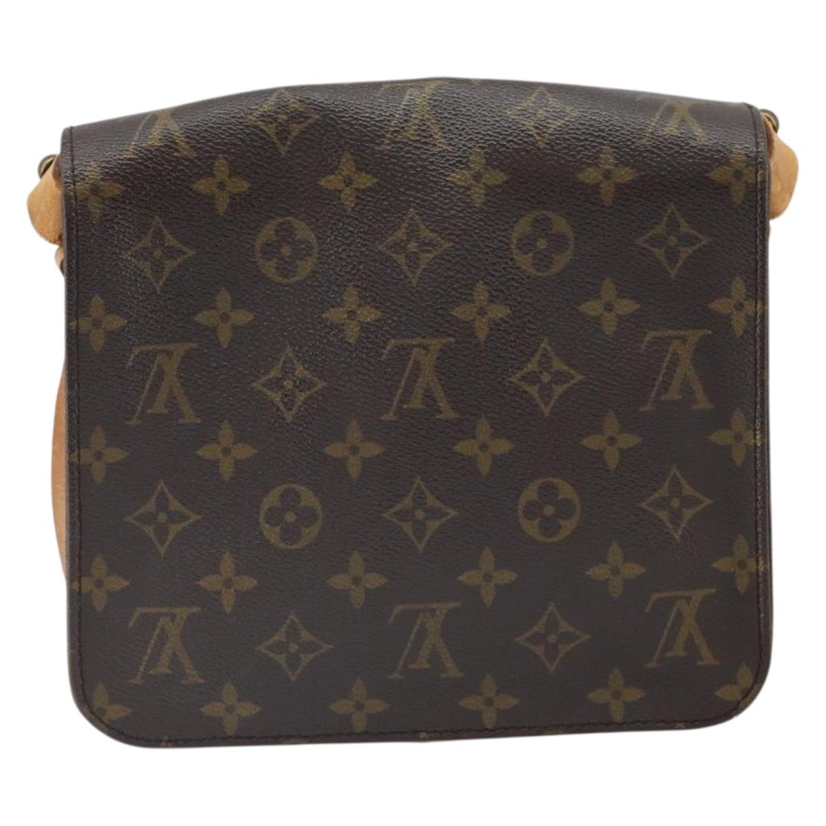 LOUIS VUITTON Monogram Cartouchiere MM Shoulder Bag M51253 LV Auth ka1989