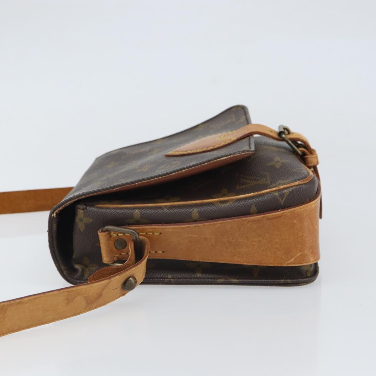 LOUIS VUITTON Monogram Cartouchiere MM Shoulder Bag M51253 LV Auth ka1989