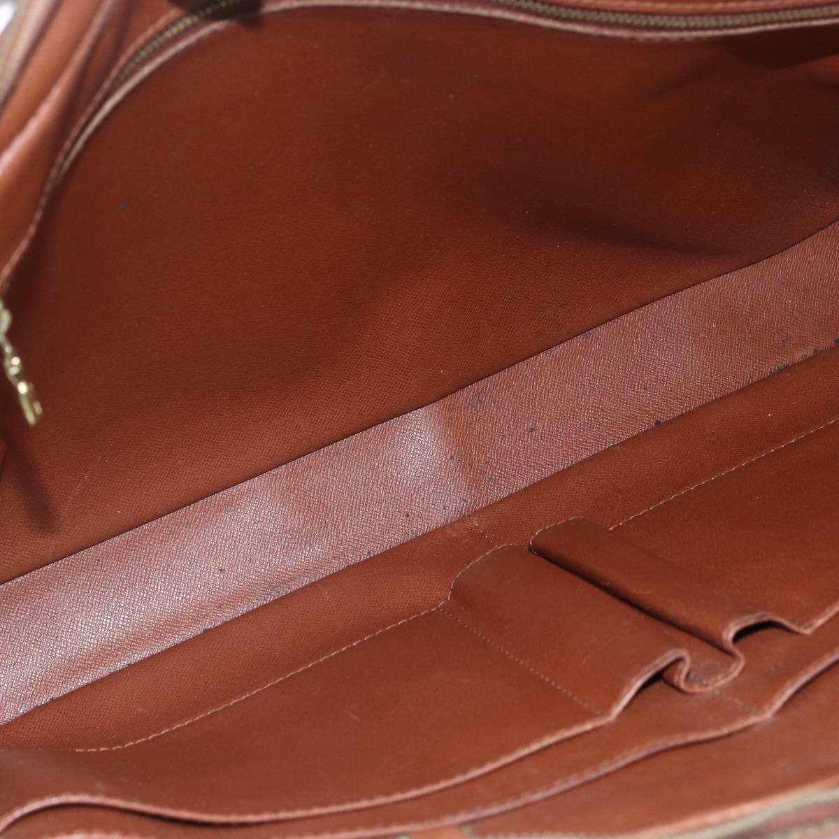 LOUIS VUITTON Epi Porte Documents Voyage Business Bag Brown M54478 Auth ka1990