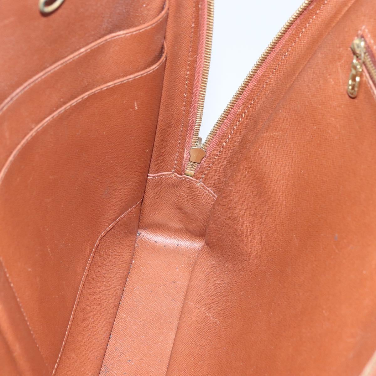 LOUIS VUITTON Epi Porte Documents Voyage Business Bag Brown M54478 Auth ka1990