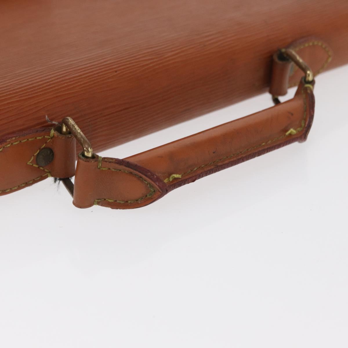 LOUIS VUITTON Epi Serviette Conseiller Briefcase Zipangu Gold M54428 Auth ka1991