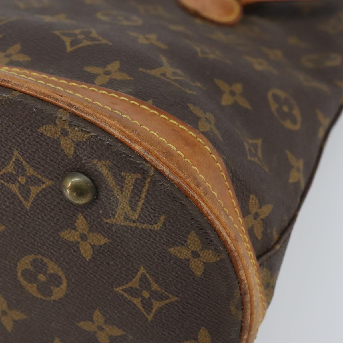 LOUIS VUITTON Monogram Bucket PM Shoulder Bag M42238 LV Auth ka1993