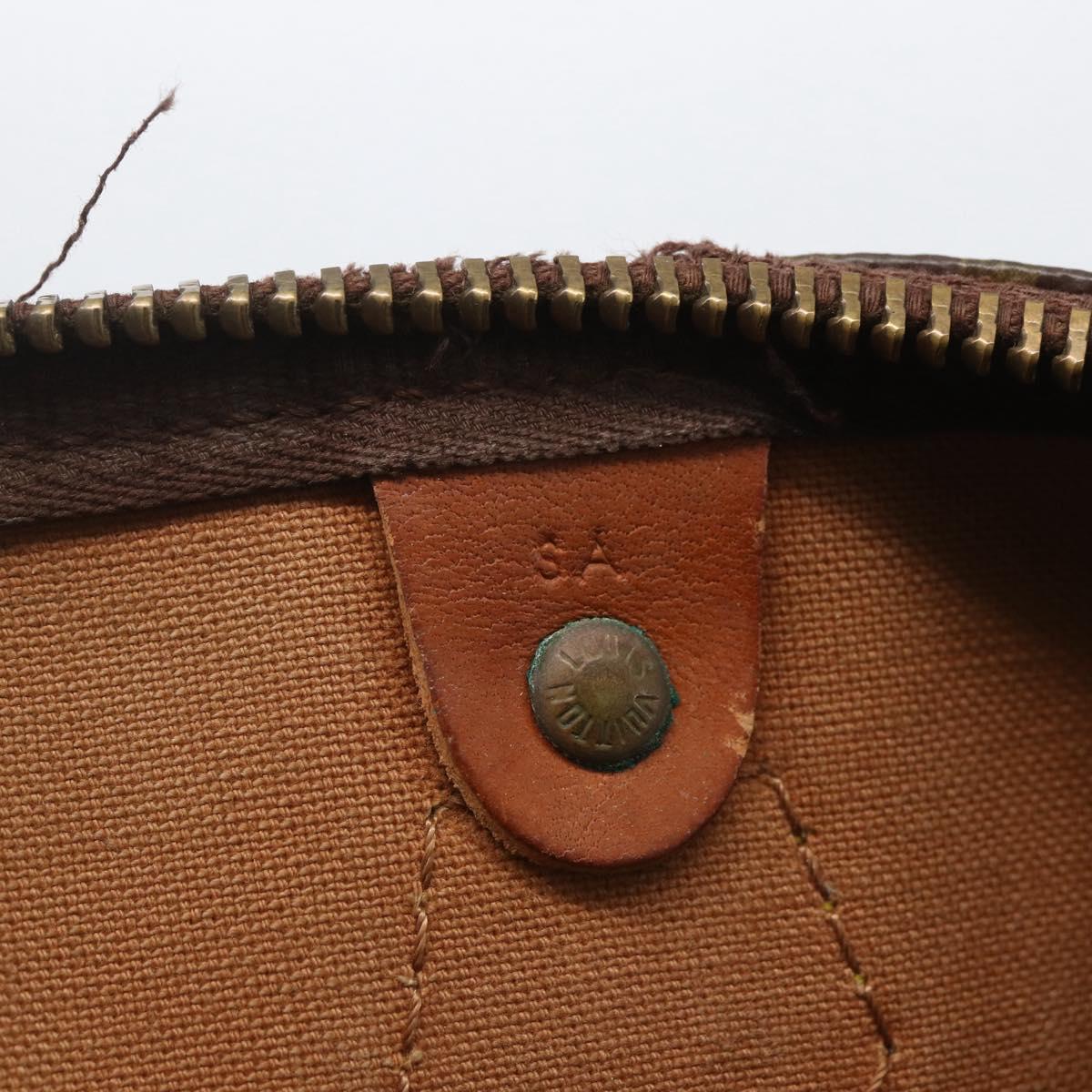 LOUIS VUITTON Monogram Speedy 30 Hand Bag M41526 LV Auth ka2002