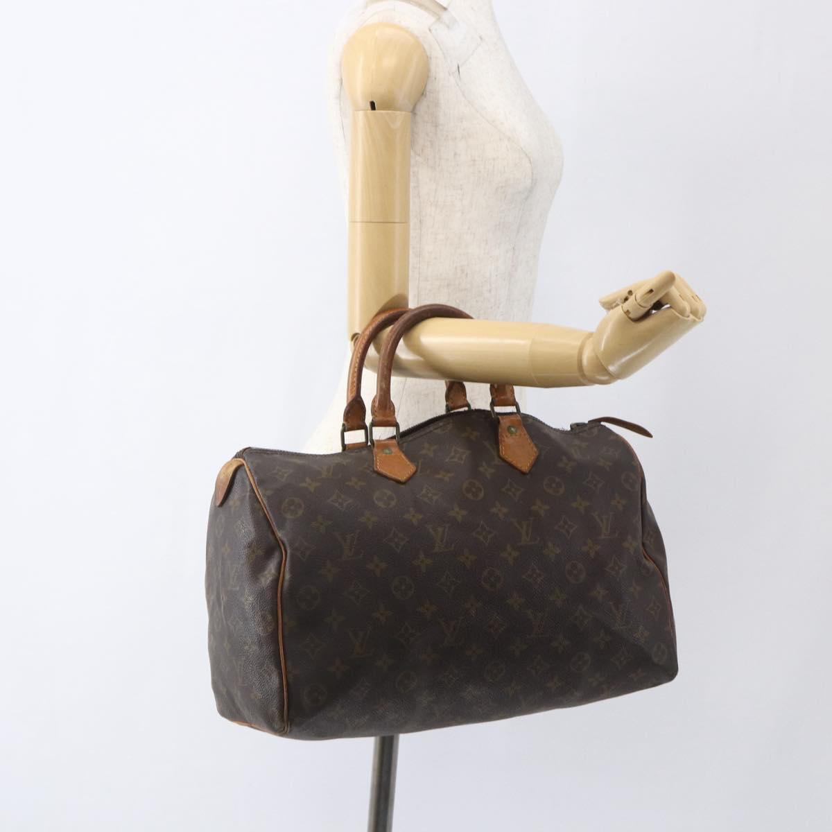 LOUIS VUITTON Monogram Speedy 30 Hand Bag M41526 LV Auth ka2002