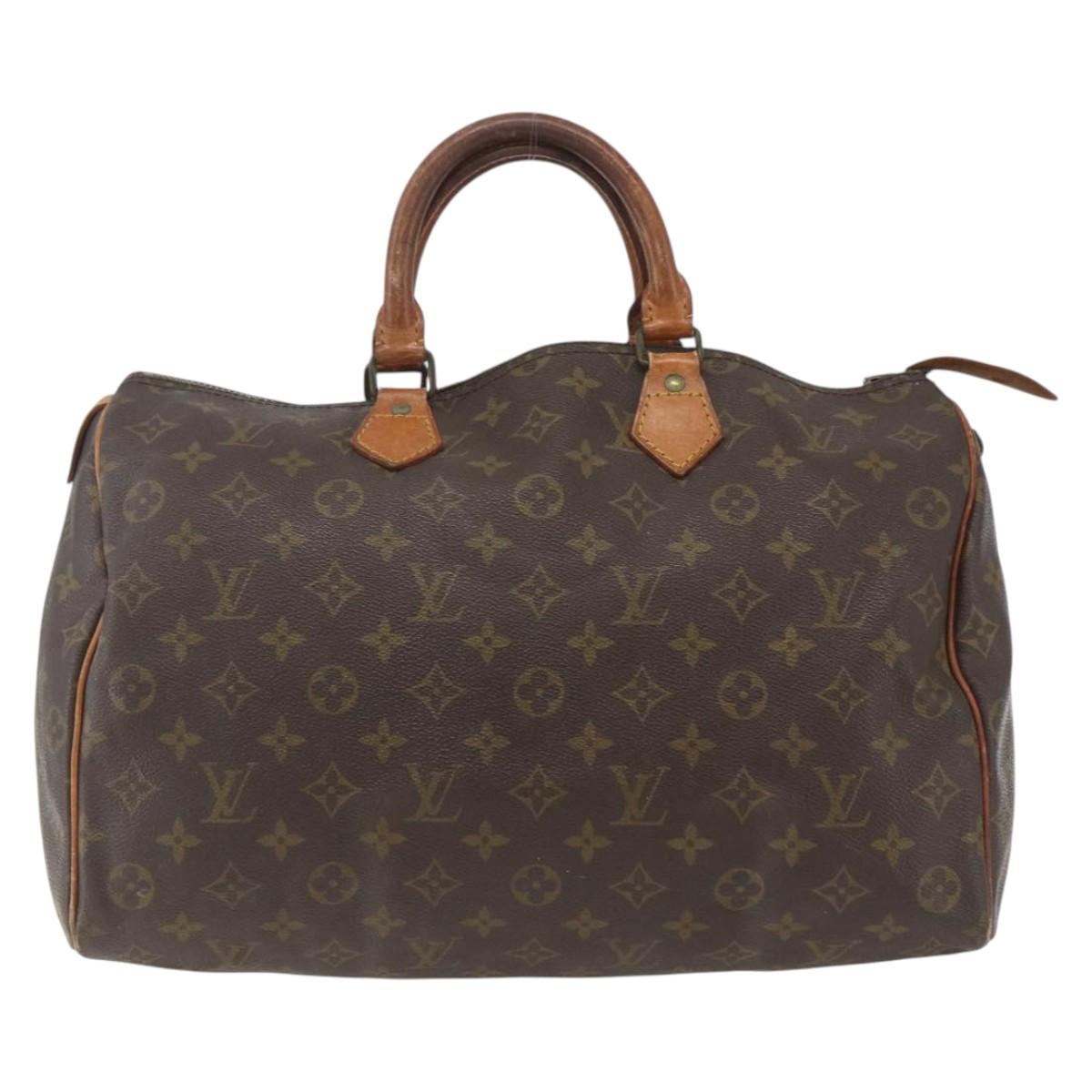LOUIS VUITTON Monogram Speedy 30 Hand Bag M41526 LV Auth ka2002