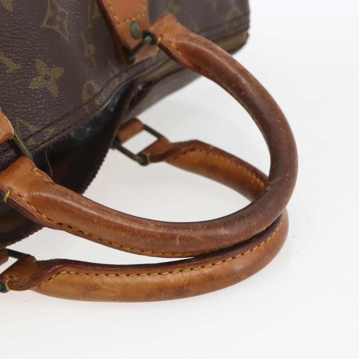LOUIS VUITTON Monogram Speedy 30 Hand Bag M41526 LV Auth ka2002