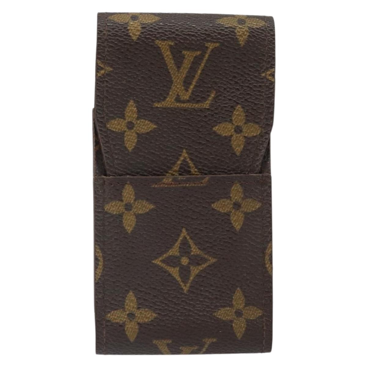 LOUIS VUITTON Monogram Etui Cigarette Case M63024 LV Auth ka2007