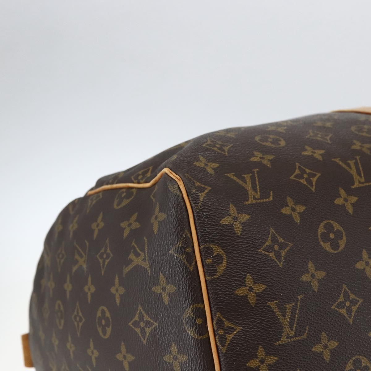 LOUIS VUITTON Monogram Keepall 55 Boston Bag M41424 LV Auth ka2011