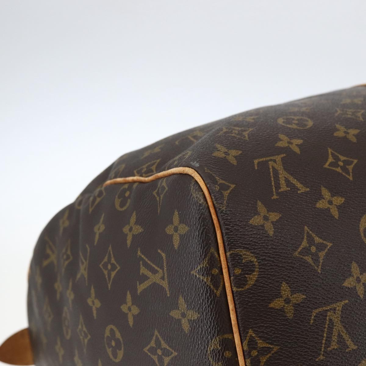 LOUIS VUITTON Monogram Keepall 55 Boston Bag M41424 LV Auth ka2011