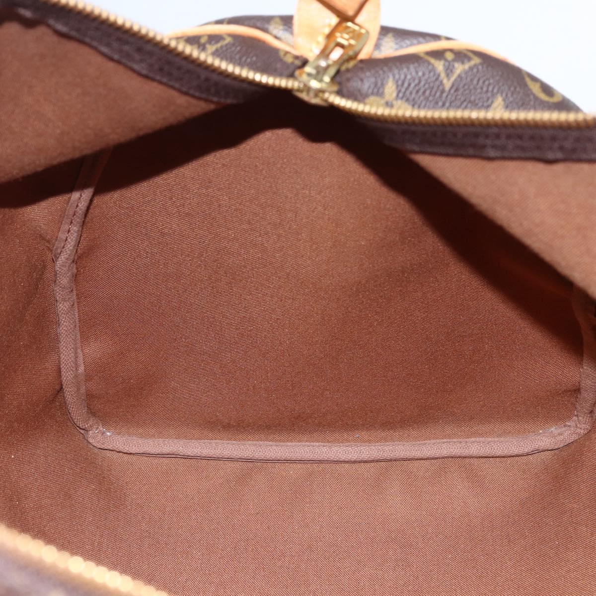 LOUIS VUITTON Monogram Keepall 55 Boston Bag M41424 LV Auth ka2011