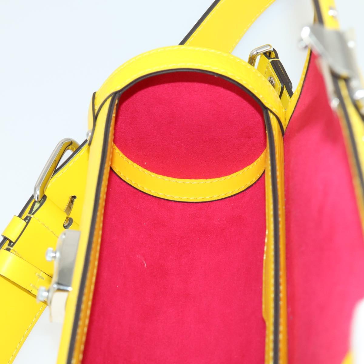 LOUIS VUITTON Epi Papillon Trunk Shoulder Bag Yellow M58647 LV Auth ka2029SAM