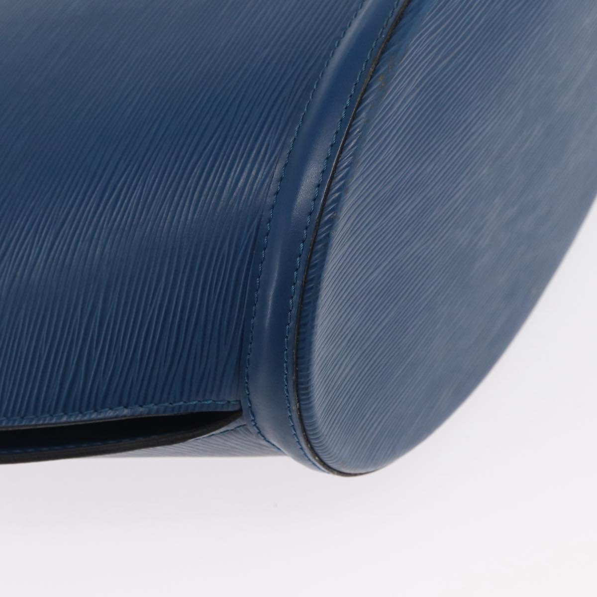 LOUIS VUITTON Epi Saint Jacques Shopping Shoulder Bag Blue M52275 LV Auth ka2040