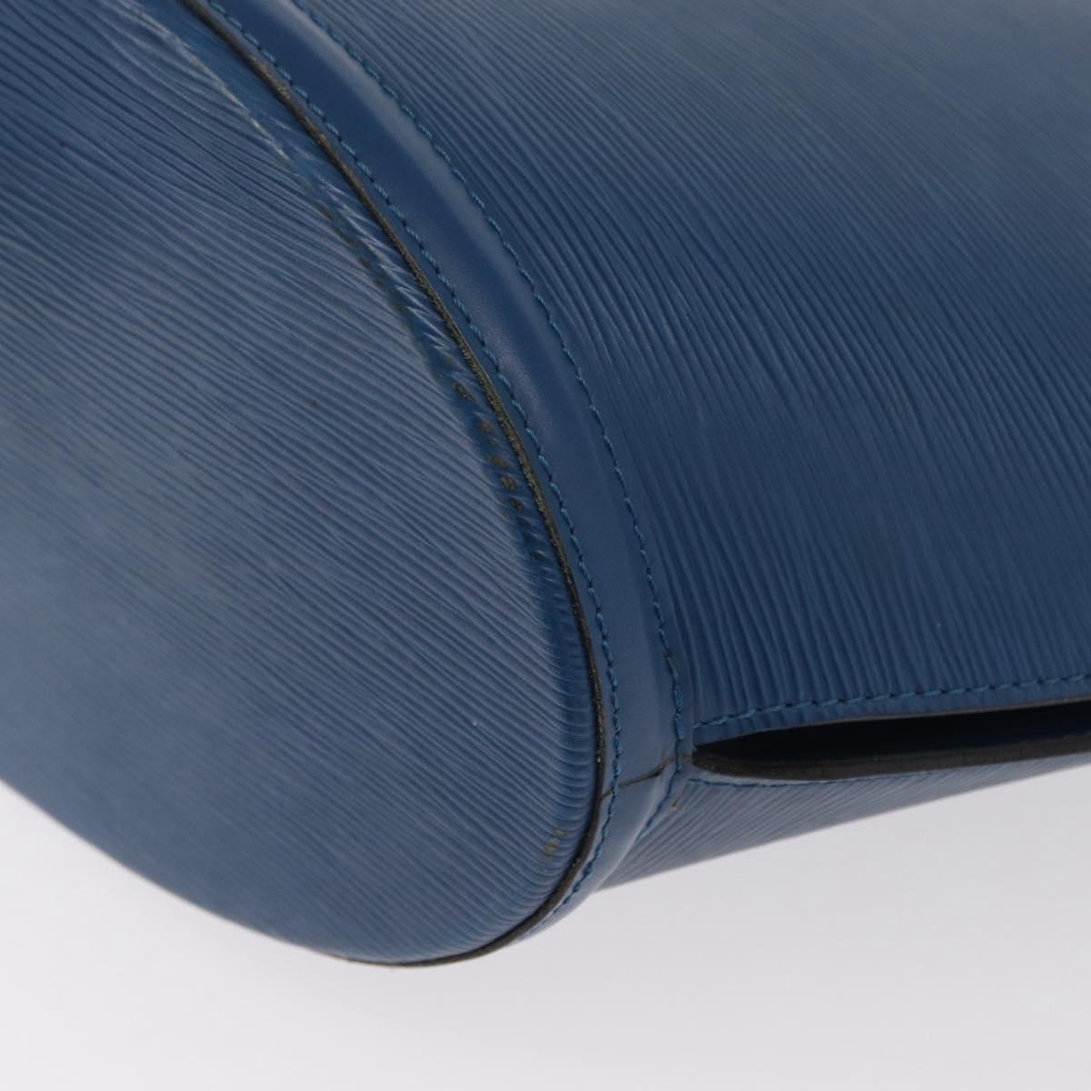 LOUIS VUITTON Epi Saint Jacques Shopping Shoulder Bag Blue M52275 LV Auth ka2040