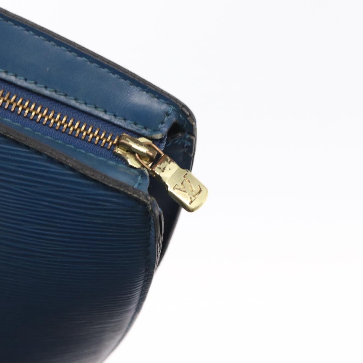 LOUIS VUITTON Epi Saint Jacques Shopping Shoulder Bag Blue M52275 LV Auth ka2040