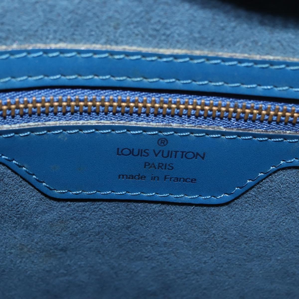 LOUIS VUITTON Epi Saint Jacques Shopping Shoulder Bag Blue M52275 LV Auth ka2040