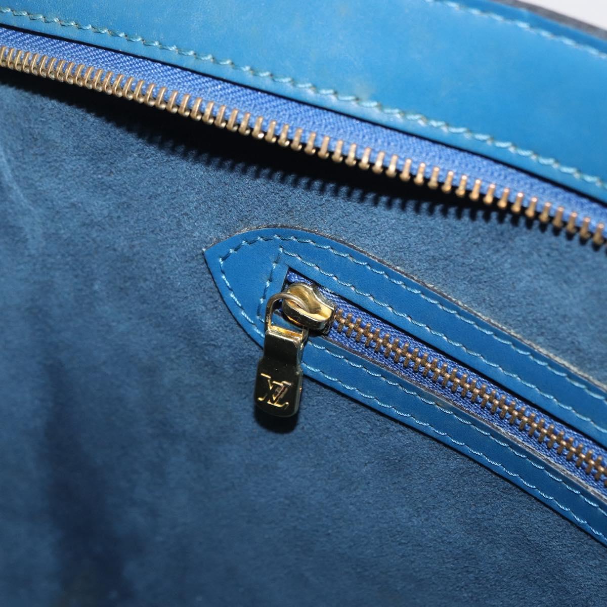 LOUIS VUITTON Epi Saint Jacques Shopping Shoulder Bag Blue M52275 LV Auth ka2040