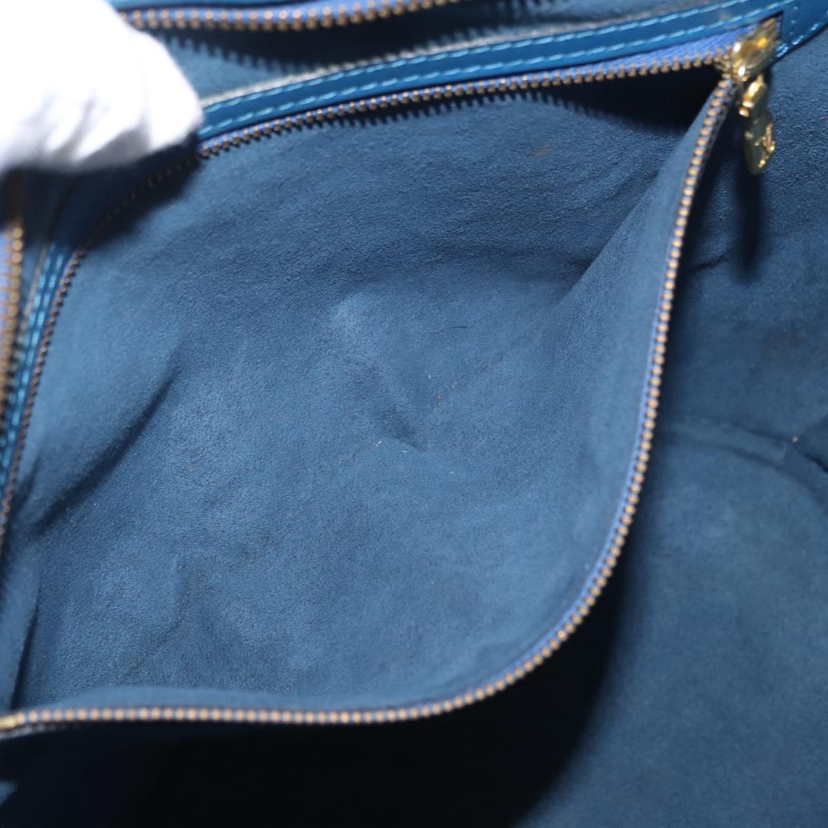 LOUIS VUITTON Epi Saint Jacques Shopping Shoulder Bag Blue M52275 LV Auth ka2040