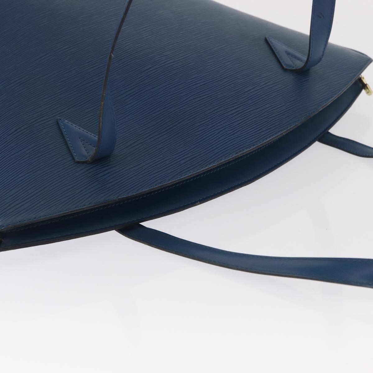 LOUIS VUITTON Epi Saint Jacques Shopping Shoulder Bag Blue M52275 LV Auth ka2040