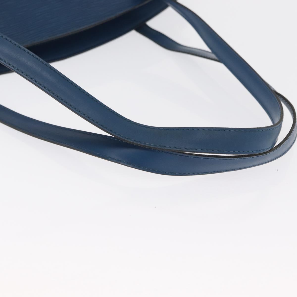 LOUIS VUITTON Epi Saint Jacques Shopping Shoulder Bag Blue M52275 LV Auth ka2040