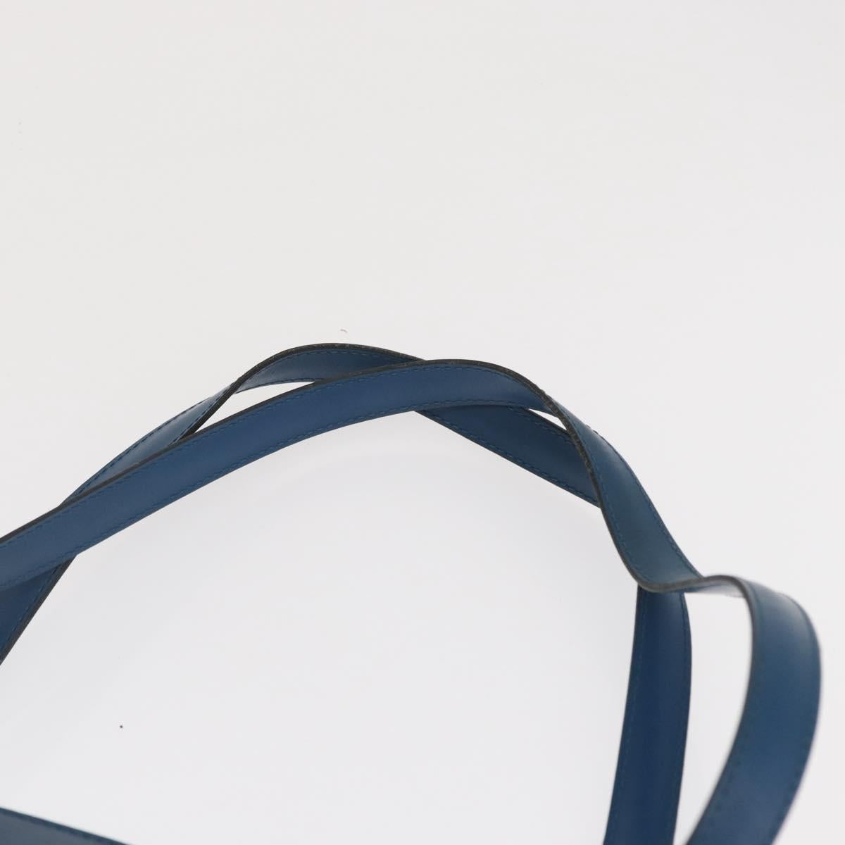 LOUIS VUITTON Epi Saint Jacques Shopping Shoulder Bag Blue M52275 LV Auth ka2040