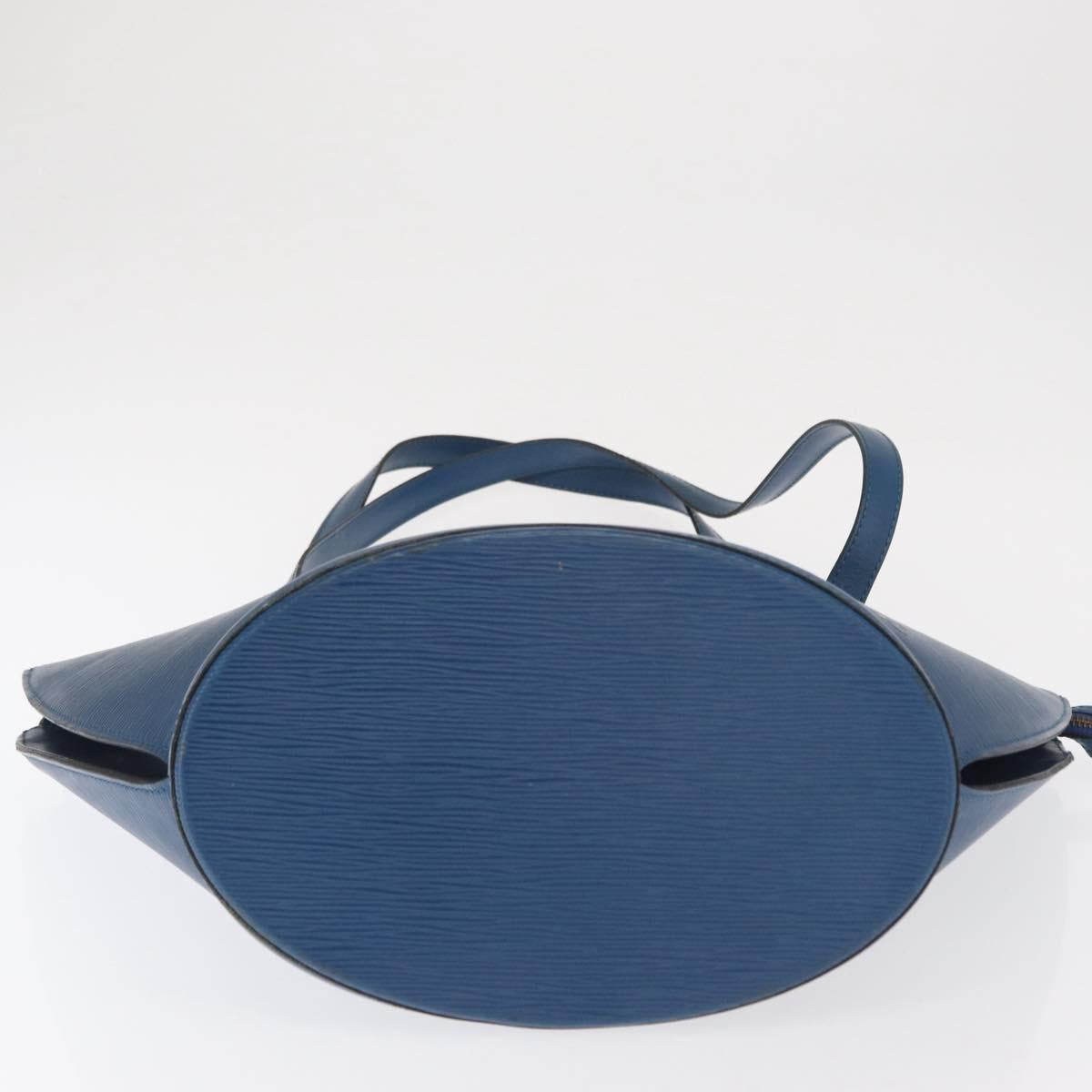 LOUIS VUITTON Epi Saint Jacques Shopping Shoulder Bag Blue M52275 LV Auth ka2040