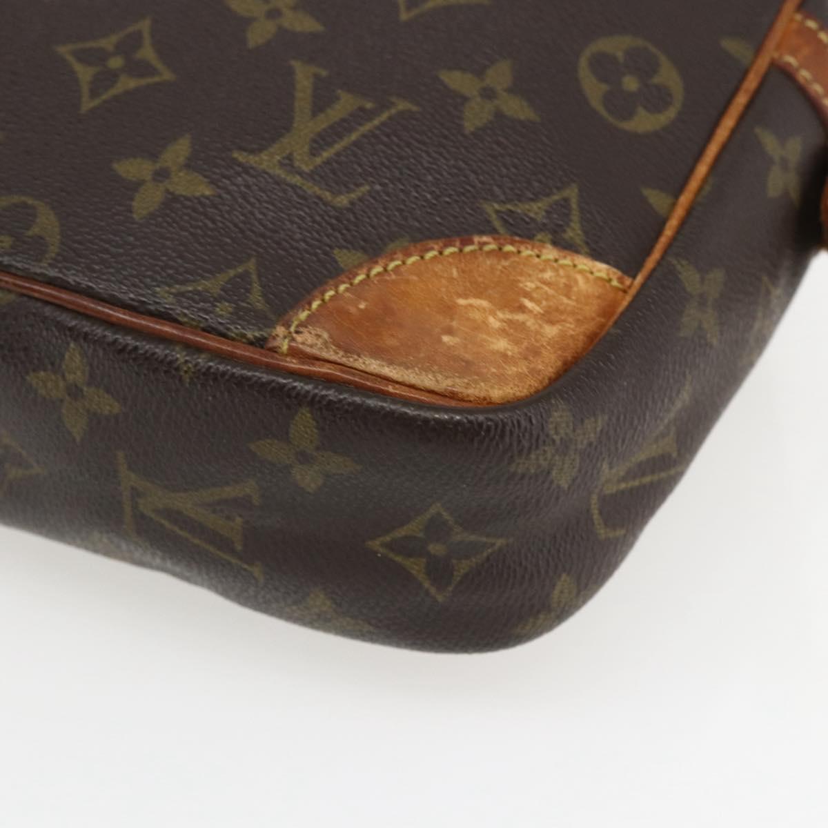 LOUIS VUITTON Monogram Compiegne 28 Clutch Bag M51845 LV Auth ka2050