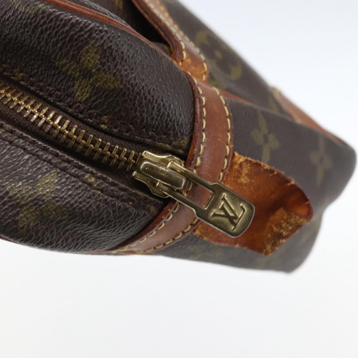 LOUIS VUITTON Monogram Compiegne 28 Clutch Bag M51845 LV Auth ka2050