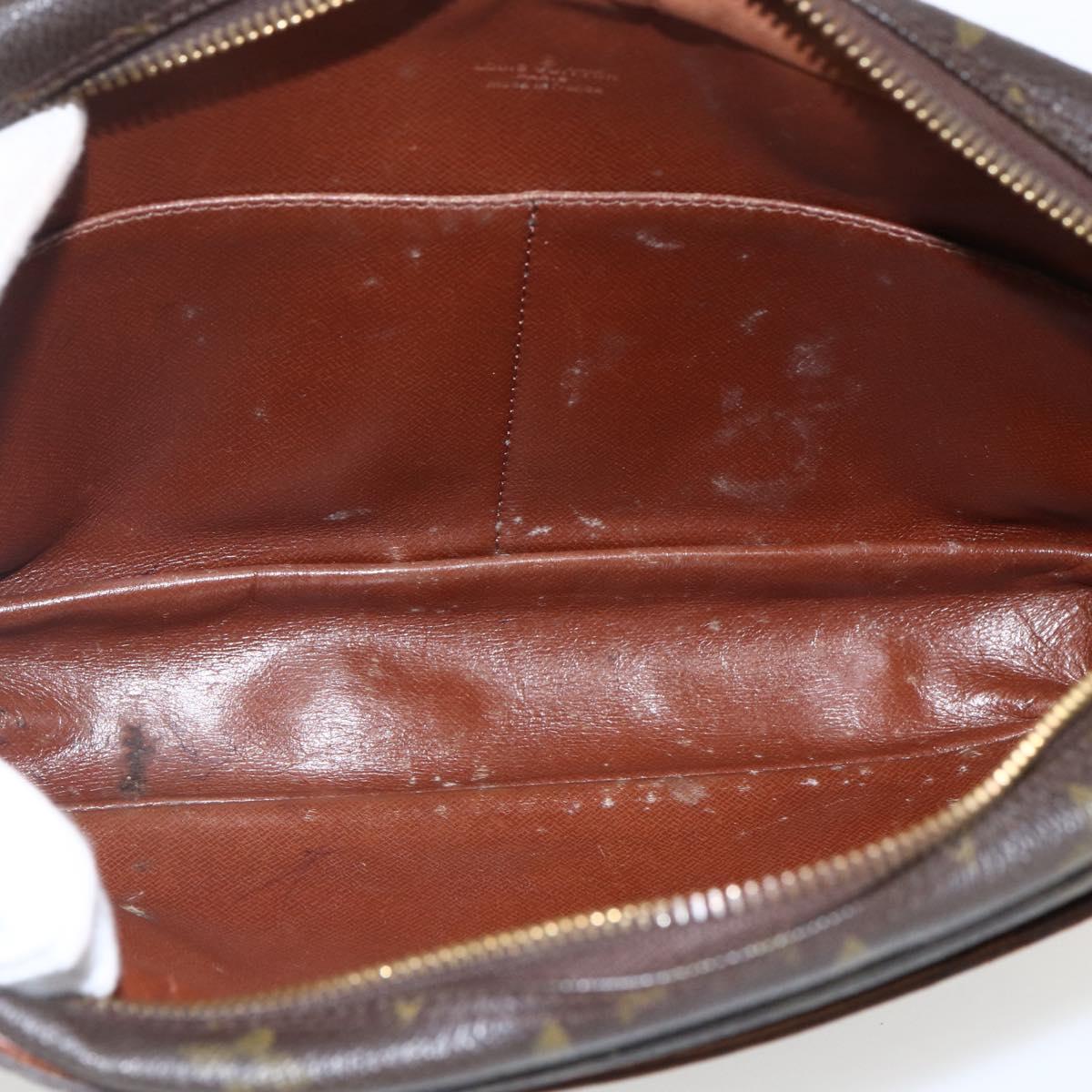 LOUIS VUITTON Monogram Compiegne 28 Clutch Bag M51845 LV Auth ka2050