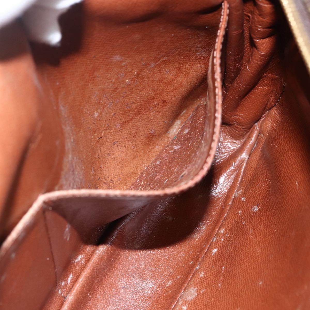 LOUIS VUITTON Monogram Compiegne 28 Clutch Bag M51845 LV Auth ka2050