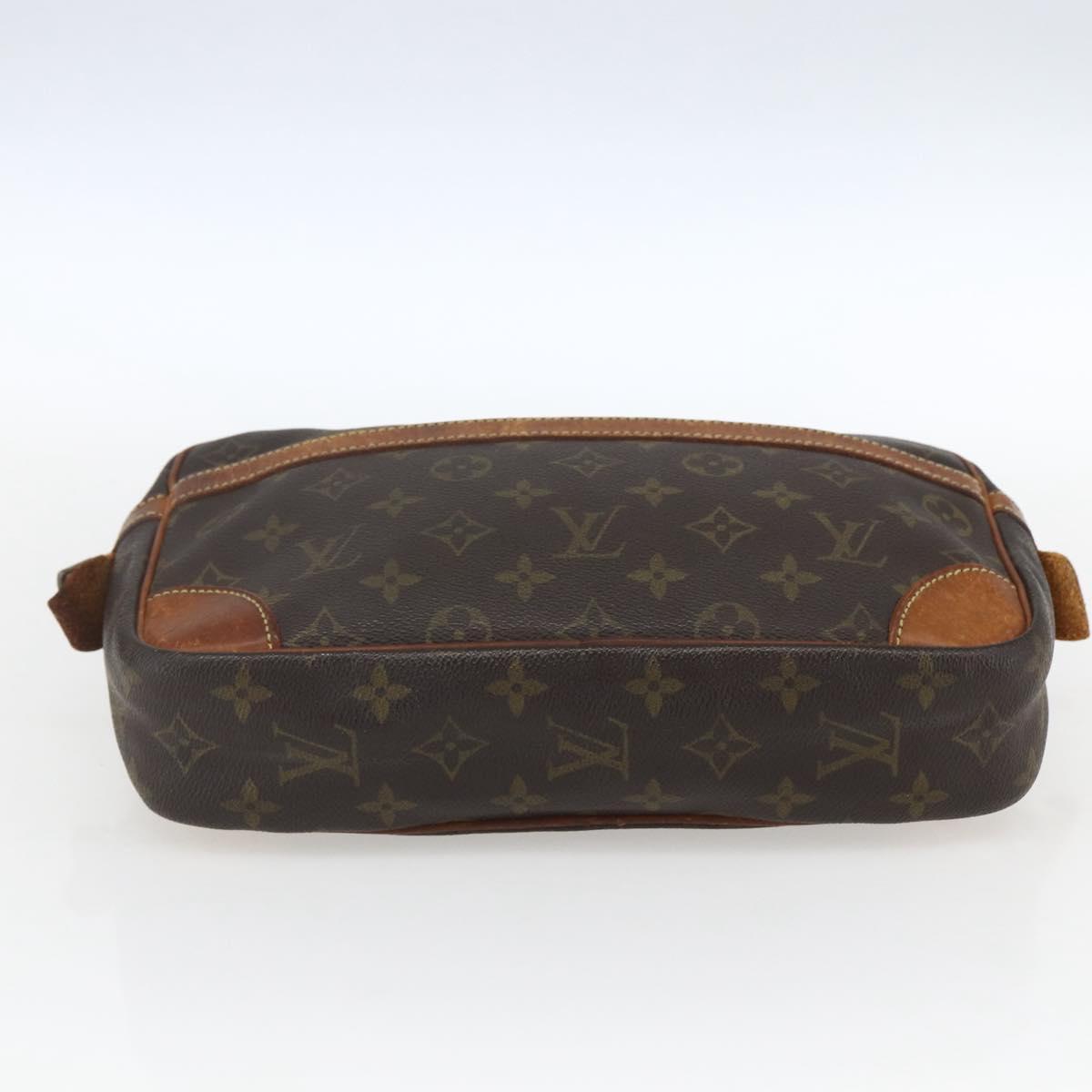 LOUIS VUITTON Monogram Compiegne 28 Clutch Bag M51845 LV Auth ka2050