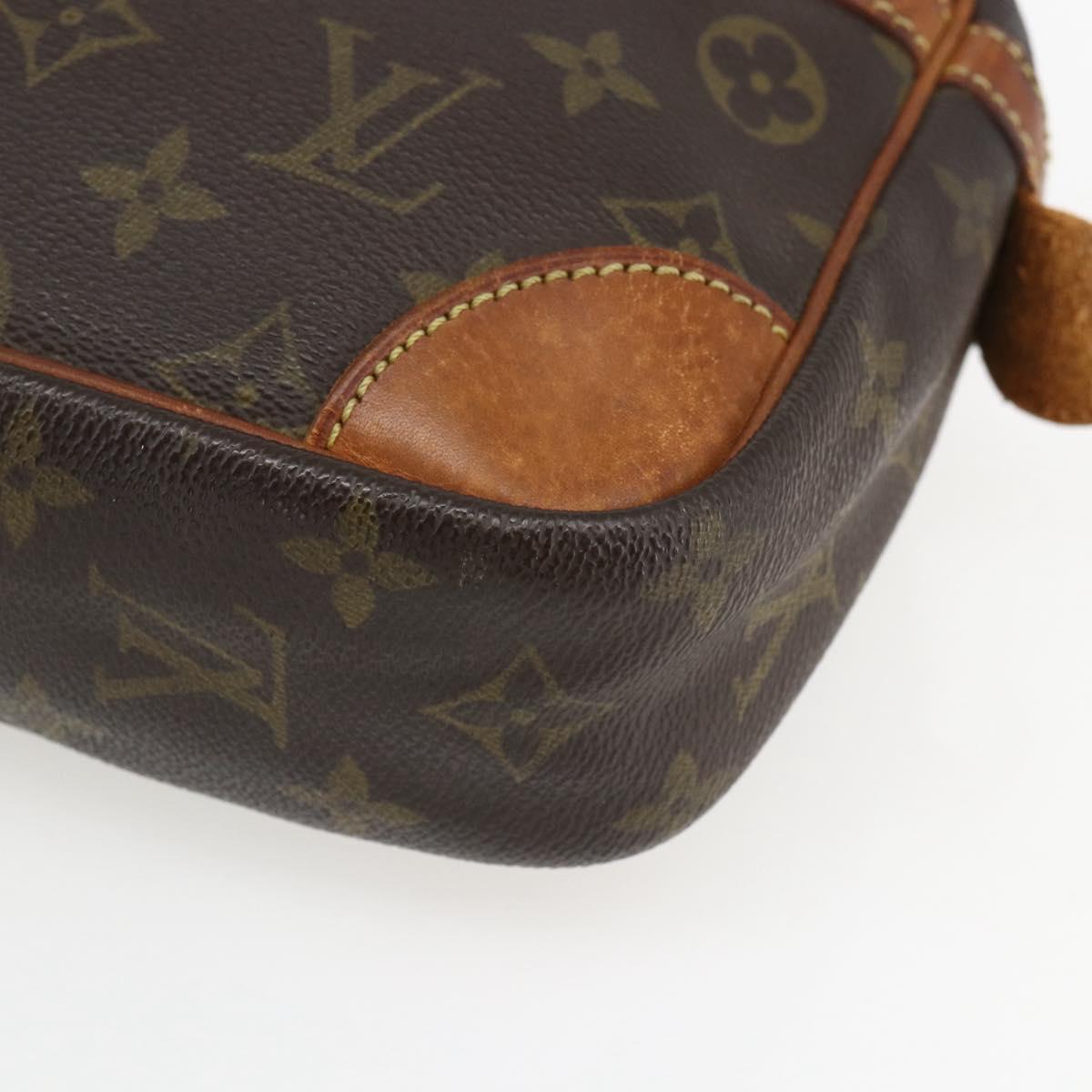 LOUIS VUITTON Monogram Compiegne 28 Clutch Bag M51845 LV Auth ka2050