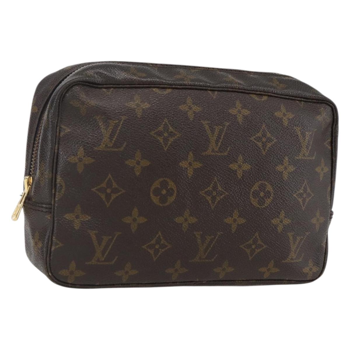 LOUIS VUITTON Monogram Trousse Toilette 23 Clutch Bag M47524 LV Auth ka2053