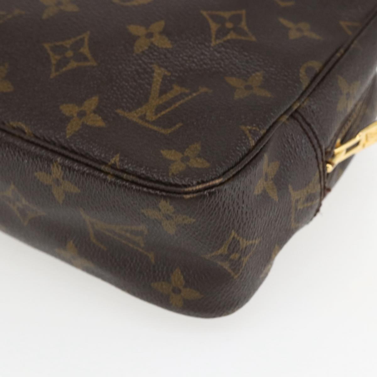 LOUIS VUITTON Monogram Trousse Toilette 23 Clutch Bag M47524 LV Auth ka2053