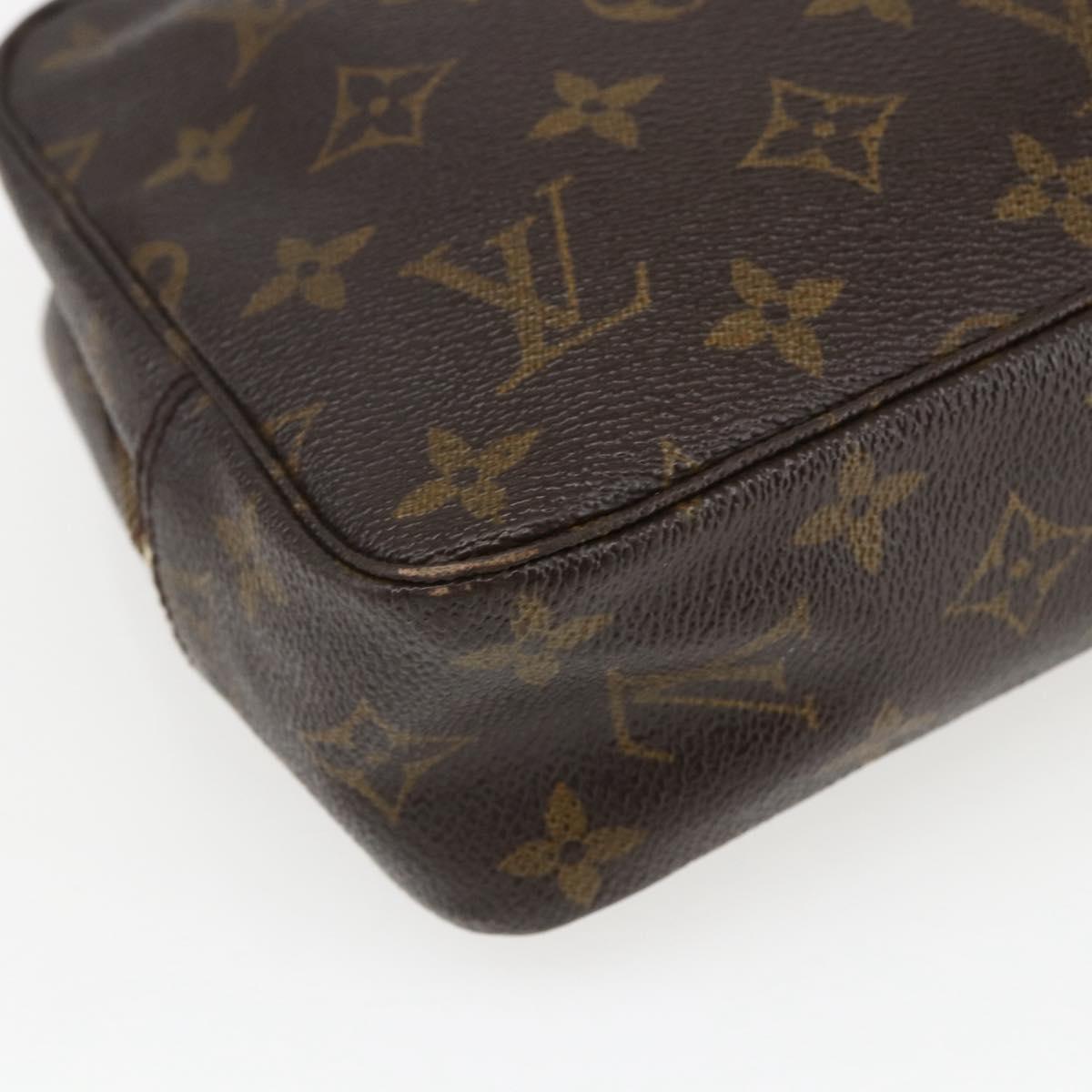 LOUIS VUITTON Monogram Trousse Toilette 23 Clutch Bag M47524 LV Auth ka2053