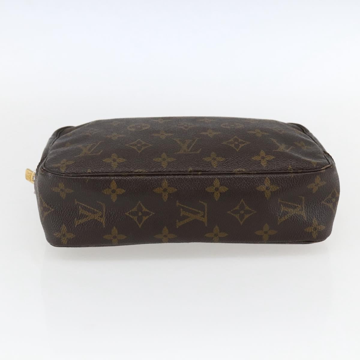 LOUIS VUITTON Monogram Trousse Toilette 23 Clutch Bag M47524 LV Auth ka2053