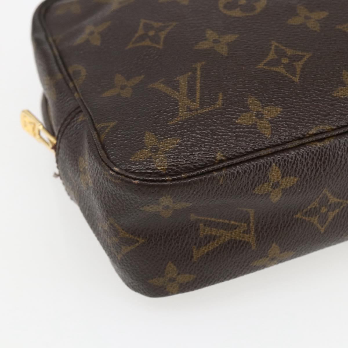 LOUIS VUITTON Monogram Trousse Toilette 23 Clutch Bag M47524 LV Auth ka2053