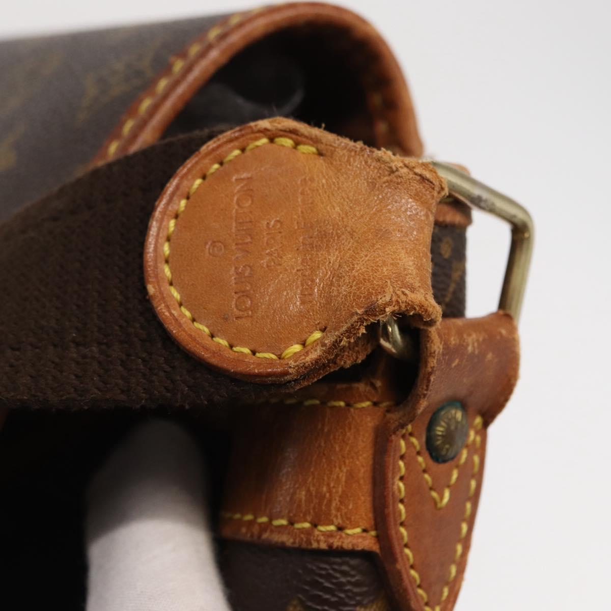 LOUIS VUITTON Monogram Gibeciere GM Shoulder Bag M42246 LV Auth ka2055