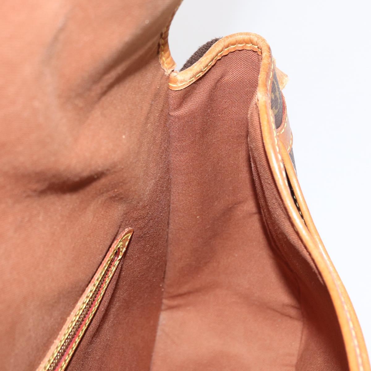 LOUIS VUITTON Monogram Gibeciere GM Shoulder Bag M42246 LV Auth ka2055