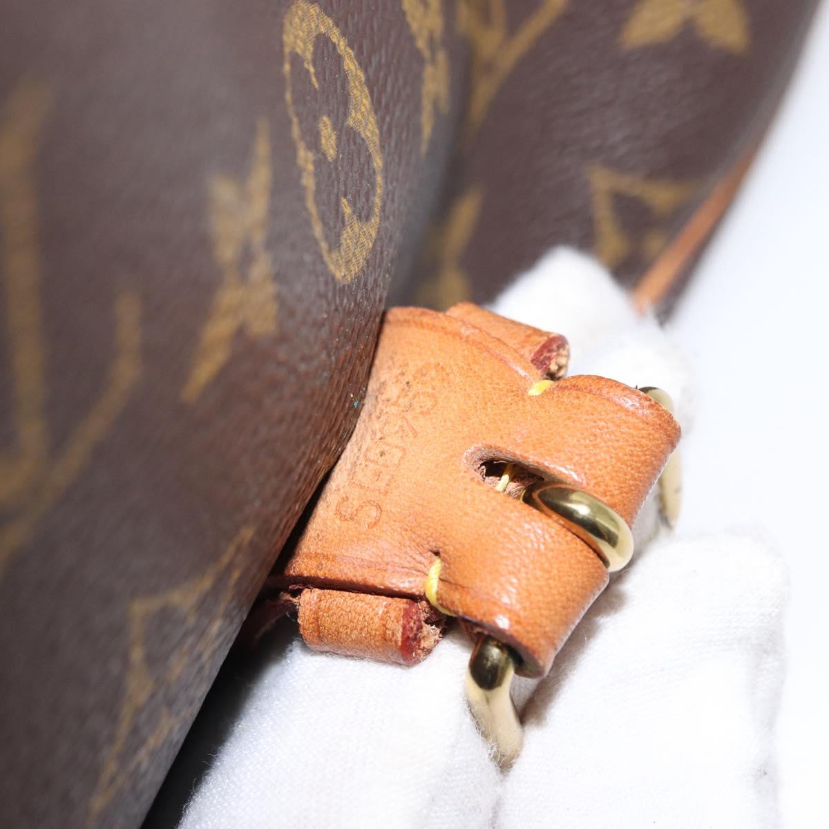 LOUIS VUITTON Monogram Gibeciere GM Shoulder Bag M42246 LV Auth ka2055