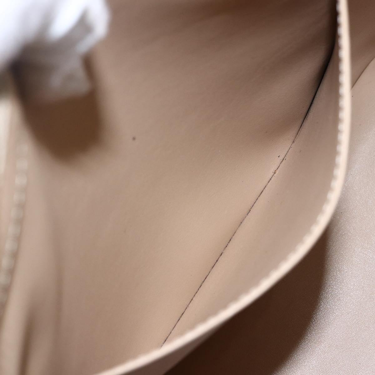 LOUIS VUITTON Monogram Vernis Houston Hand Bag Jaune M91121 LV Auth ka2056