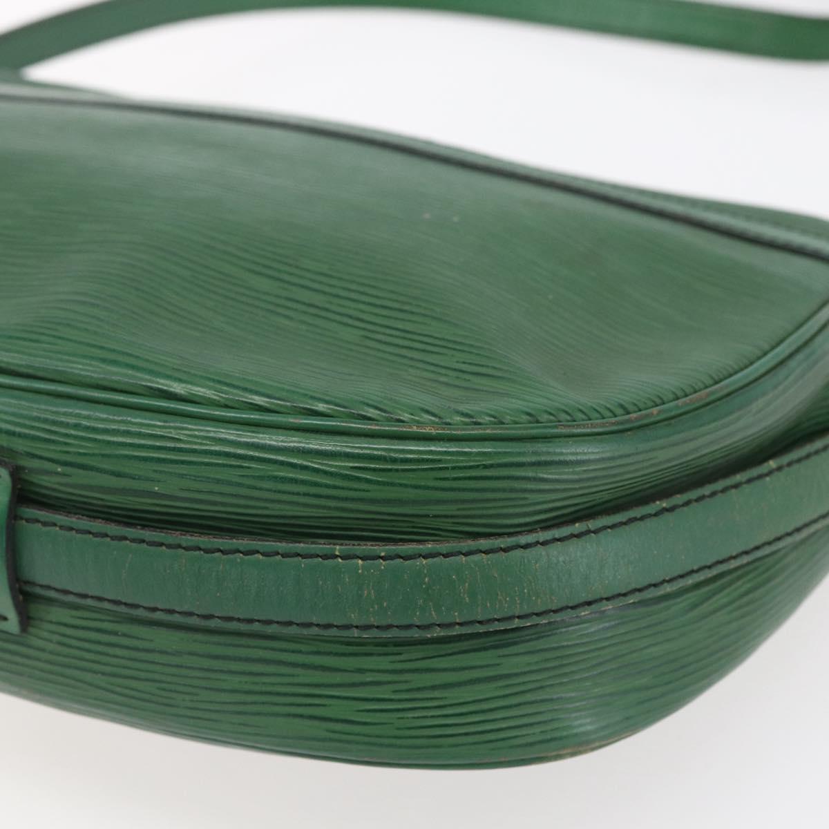 LOUIS VUITTON Epi Jeune Fille MM Shoulder Bag Green M52154 LV Auth ka206