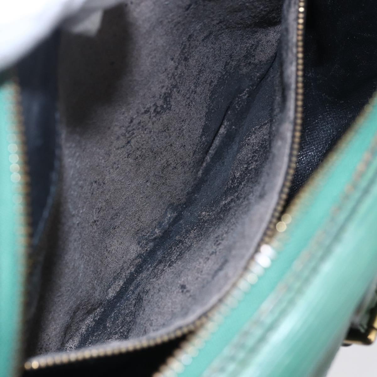 LOUIS VUITTON Epi Jeune Fille MM Shoulder Bag Green M52154 LV Auth ka206